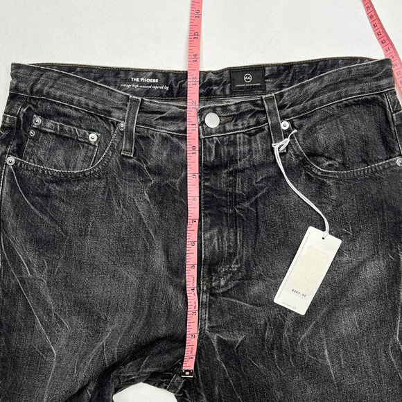 Adriano Goldschmied AG The Phoebe Jeans Vintage High Waist Tapered Leg Size 31 - Picture 10 of 12